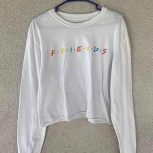FRIENDS Long Sleeve Crop-Top